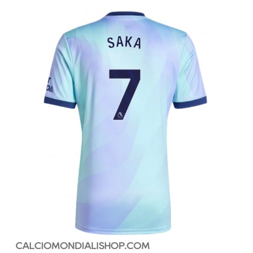 Maglie da calcio Arsenal Bukayo Saka #7 Terza Maglia 2024-25 Manica Corta